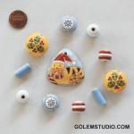 Pendant & matching beads