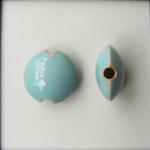 S size lentil, light blue, string of 4 