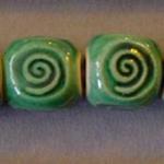 4 Swirls, Bottle Green