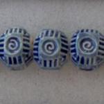 Swirls & Notches, Blue