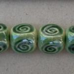 3 Swirls, Bottle Green