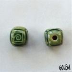 Fibonacci Swirl, Green