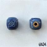 Fibonacci Swirl, Blue