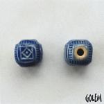 Squares & Notches, Blue