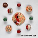 Pendant & matching beads