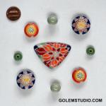 Pendant & matching beads