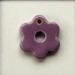 Small Hex Flower, plum