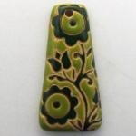 light & dark green, long T-shape