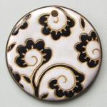 White and Black, large round