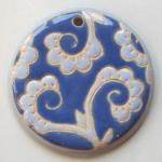 Light & Dark Blue, round