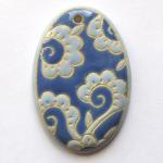 Light & Dark Blue, oval