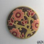 Brown and Pink, round