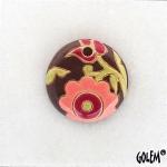 Brown & Pink, Small Round
