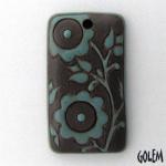 Jade on dark, rectangle