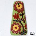 Red & Light green, large trapezium