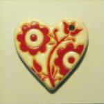 Red & White, Large Heart