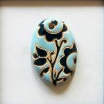Light & Dark Blue, Small Oval