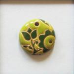 Light and Dark Green, Small Round