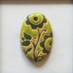 Light and Dark Green, Small Oval