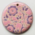 Purple and Pink, round