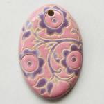 Purple and Pink, oval