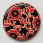 Red and Black, large round