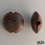 Lentil bead, Oyster Shell