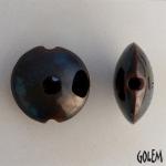 Lentil bead, Seafoam Green