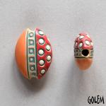 Circles & squares, almond bead size S