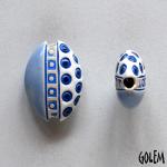 Circles & squares, almond bead size S