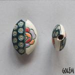 Rose & Swirles, almond bead size S