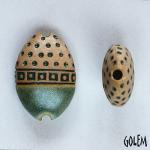 Dots & squares, almond bead size M