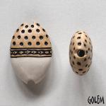 Dots & arrowheads, almond bead size M