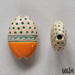 Dots & arrowheads, almond bead size M