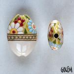Daisies & Ladybug, almond bead size M