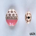 Swirls & Arrowheads, almond bead size S