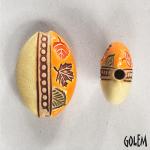 Autumn leaves, almond bead size M