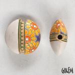 Flower Pattern, lentil bead size M