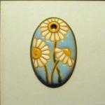 small oval-light blue