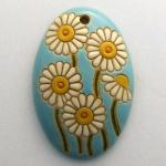 Large domed oval - blue