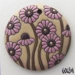 Large round - pink & blush, terracotta