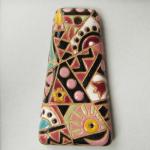 large trapezoid mosaic pendant