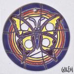Barcelona Butterfly, purple - Large round pend