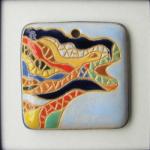 Salamander - large square, mosaic