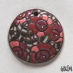 Round Pendant, roses