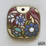 Summer flowers, dark clay