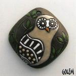 Barn owl, dark clay
