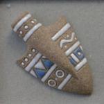 Arrowhead W/ Squiggles Pendant
