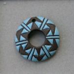 Turquoise snowflake