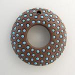 Black With Blue Polka Dot Pendant
